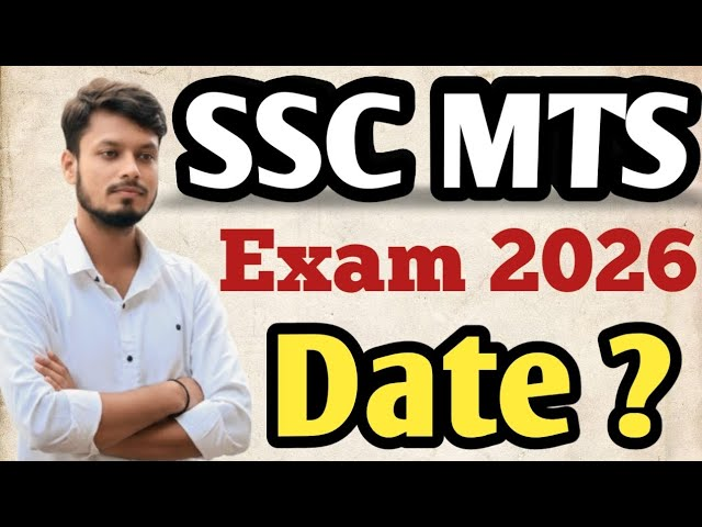 SSC MTS Exam Date 2026