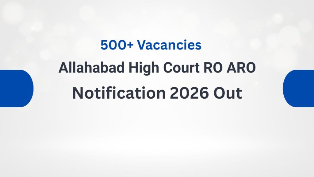Allahabad High Court RO ARO Recruitment 2026