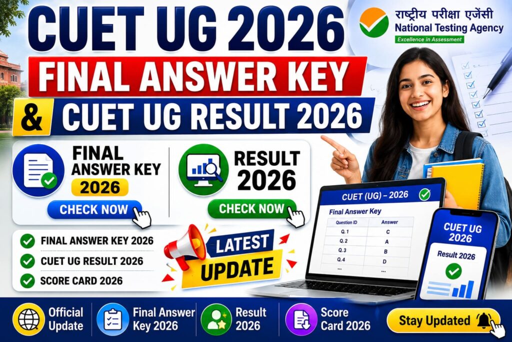 CUET UG Final Answer Key 2026
