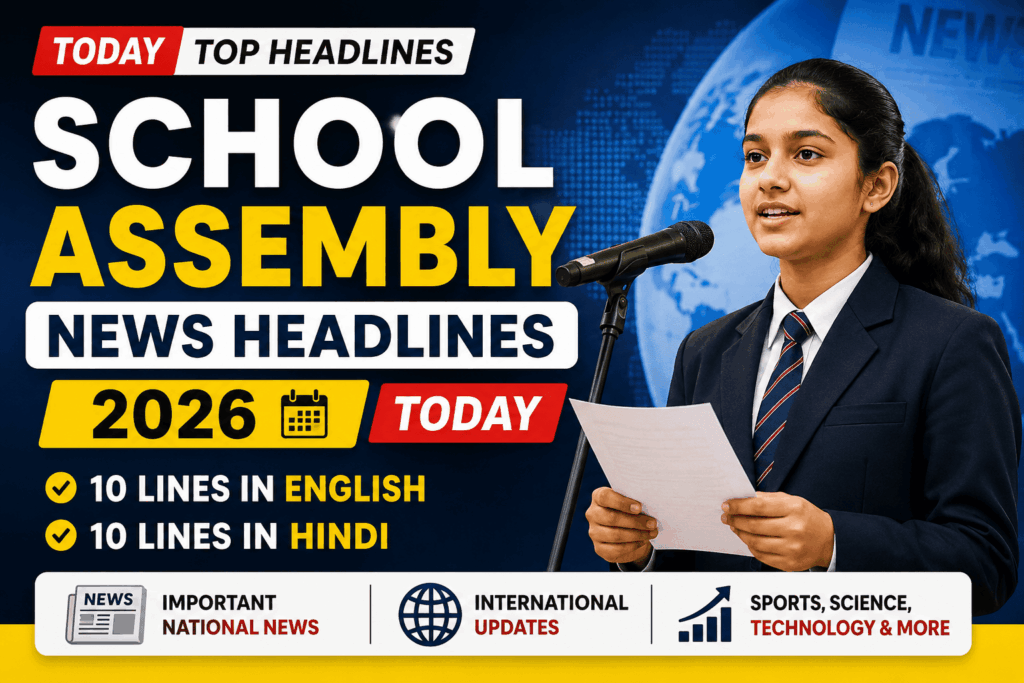 School Assembly News Headlines