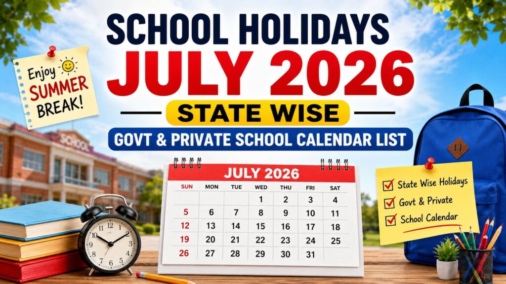 School Holidays July 2026