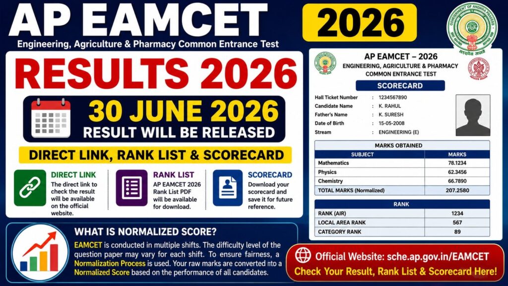 AP EAMCET Results 2026