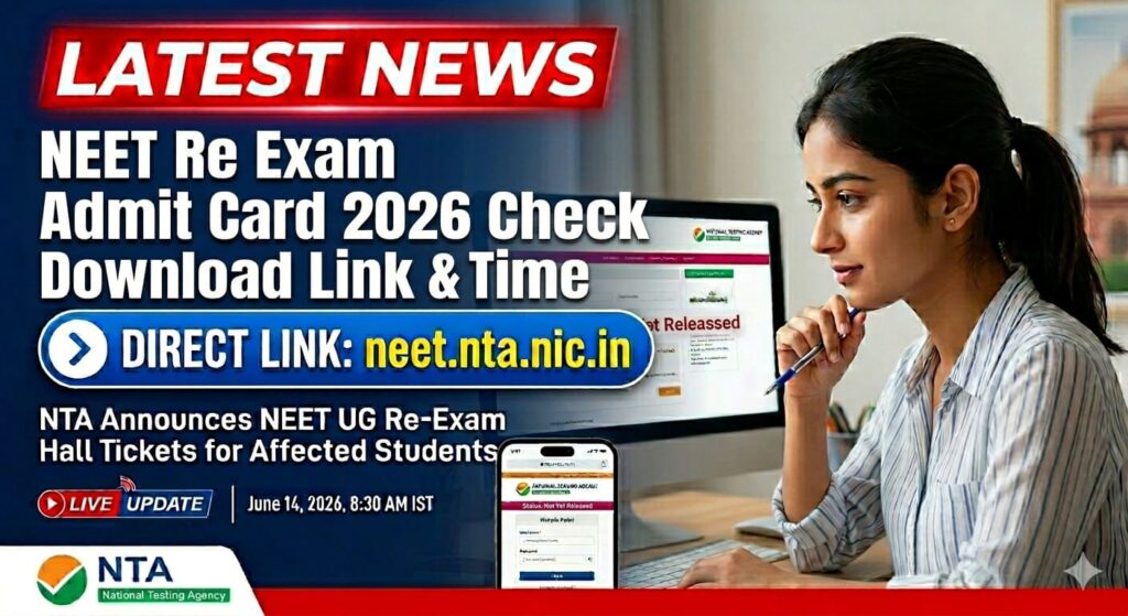 NEET Re Exam Admit Card 2026