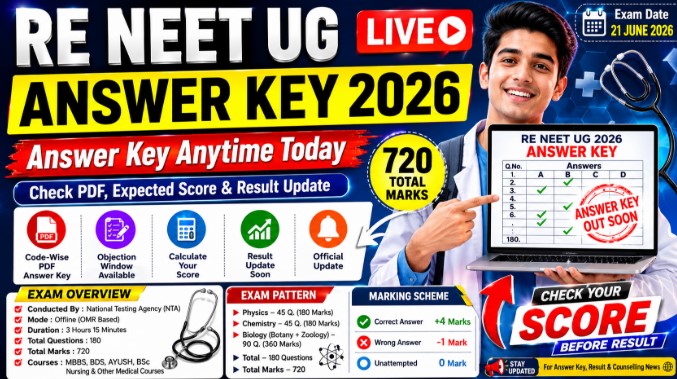 NEET UG Answer Key 2026