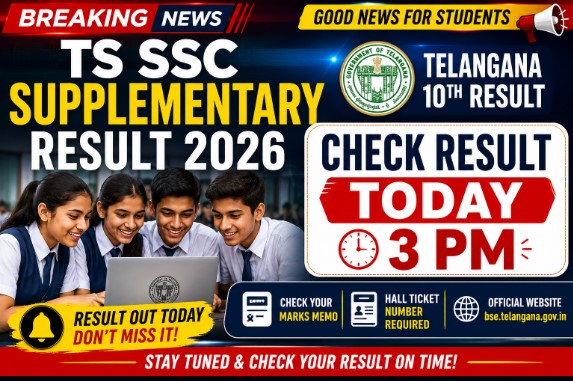 bse.telangana.gov.in 2026 SSC Supplementary results