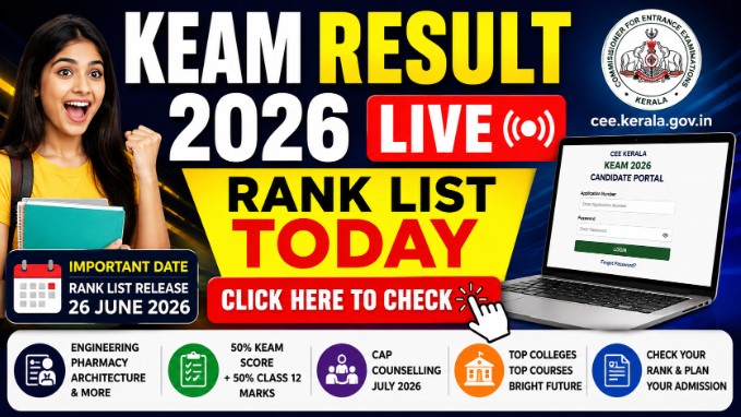 KEAM Rank List 2026
