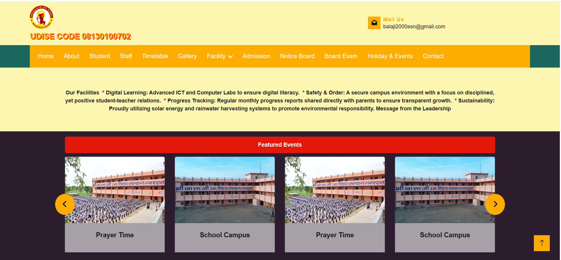 Balaji Senior Secondary School, Nagardas (sikar)