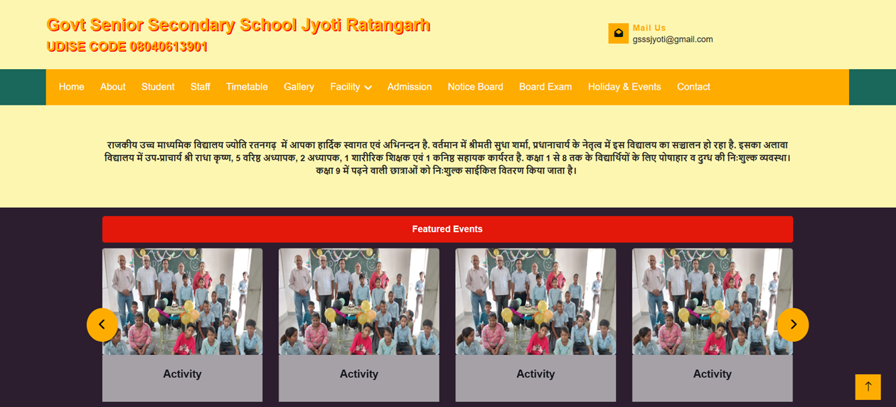 Govt School Jyoti Ratangarh