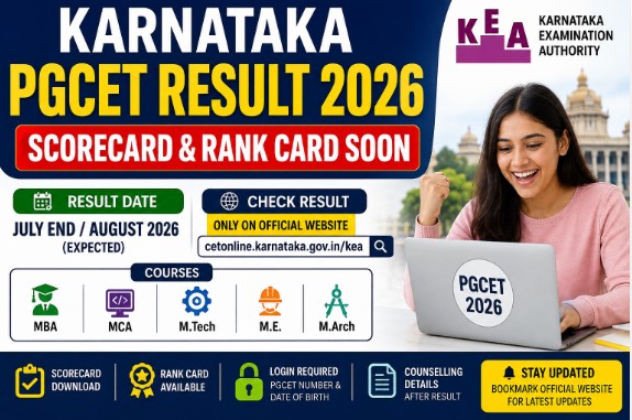 Karnataka PGCET Results Download 2026